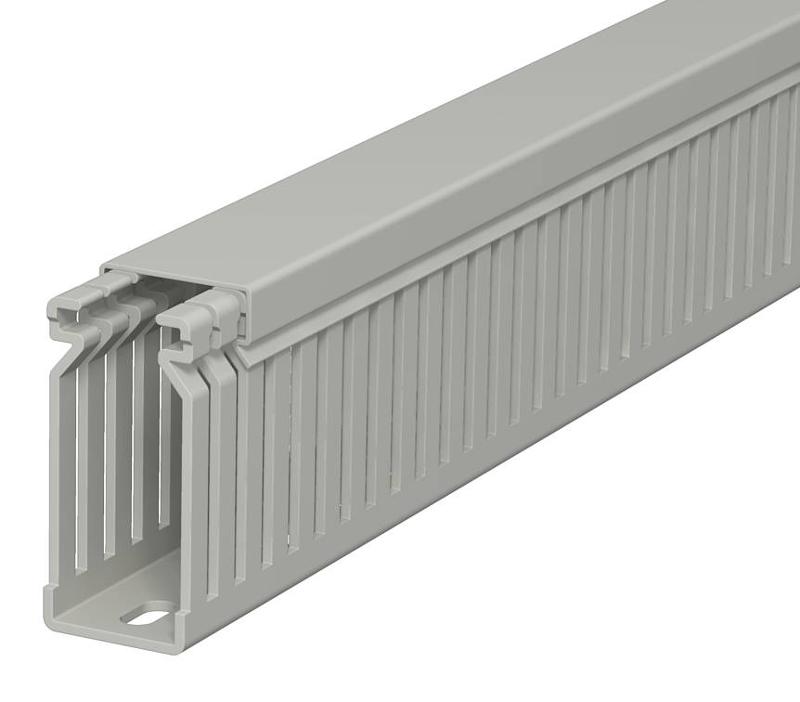 Распределительный кабельный канал LK4 60x25x2000 мм (ПВХ,серый) (LK4 60025)