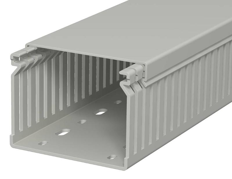 Распределительный кабельный канал LK4 60x80x2000 мм (ПВХ,серый) (LK4 60080)