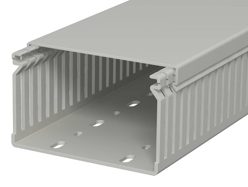 Распределительный кабельный канал LK4 60x100x2000 мм (ПВХ,серый) (LK4 60100)