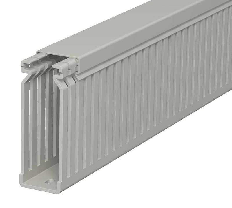 Распределительный кабельный канал LK4 80x25x2000 мм (ПВХ,серый) (LK4 80025)