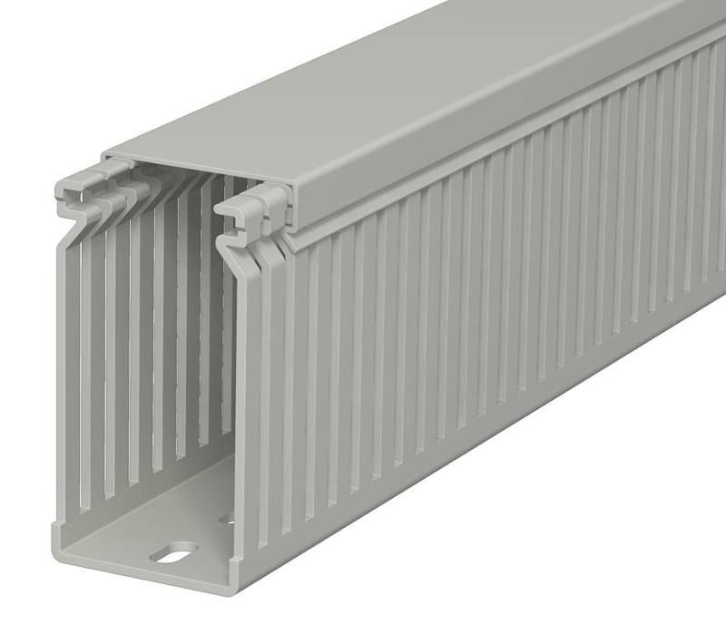 Распределительный кабельный канал LK4 80x40x2000 мм (ПВХ,серый) (LK4 80040)