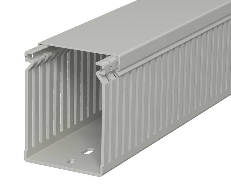 Распределительный кабельный канал LK4 80x60x2000 мм (ПВХ,серый) (LK4 80060)