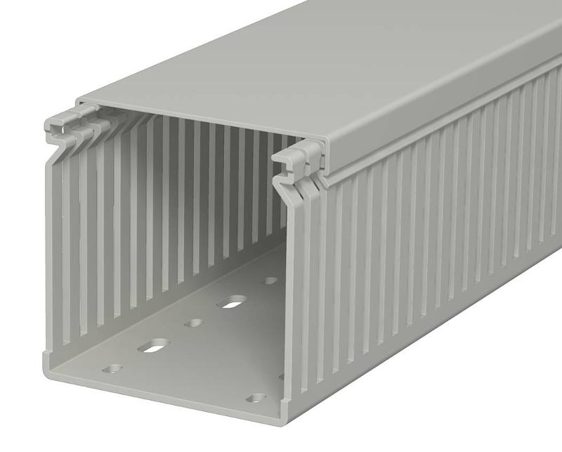 Распределительный кабельный канал LK4 80x80x2000 мм (ПВХ,серый) (LK4 80080)