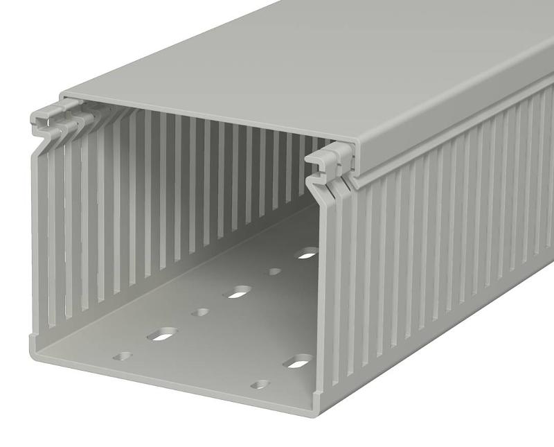 Распределительный кабельный канал LK4 80x100x2000 мм (ПВХ,серый) (LK4 80100)