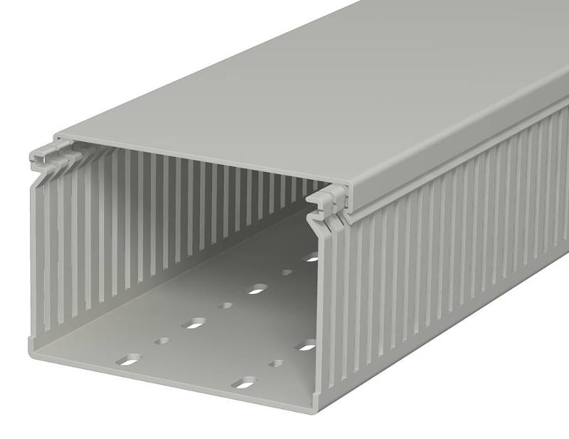 Распределительный кабельный канал LK4 80x120x2000 мм (ПВХ,серый) (LK4 80120)