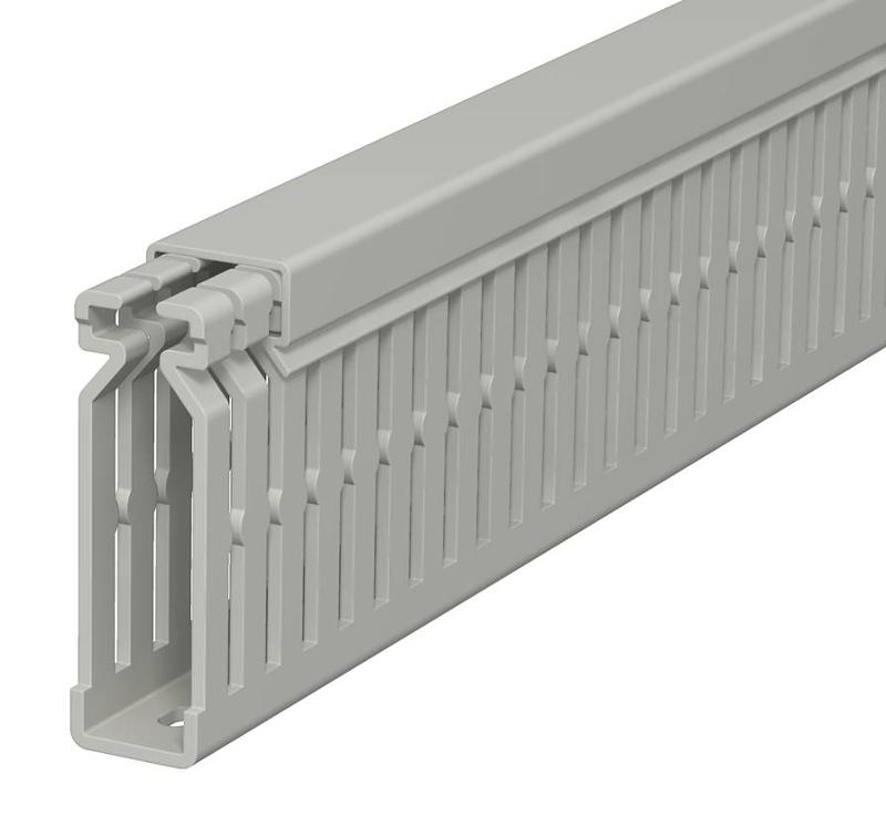 Распределительный кабельный канал LK4 N 60x15x2000 мм (ПВХ,серый) (LK4 N 60015)