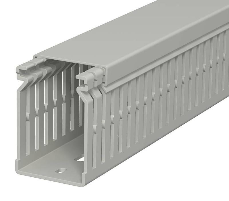 Распределительный кабельный канал LK4 N 60x40x2000 мм (ПВХ,серый) (LK4 N 60040)