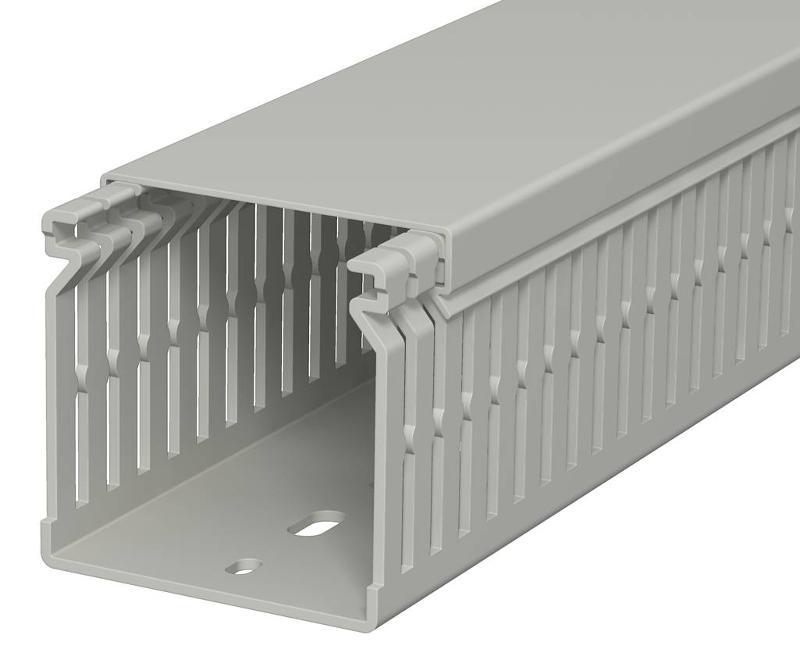Распределительный кабельный канал LK4 N 60x60x2000 мм (ПВХ,серый) (LK4 N 60060)