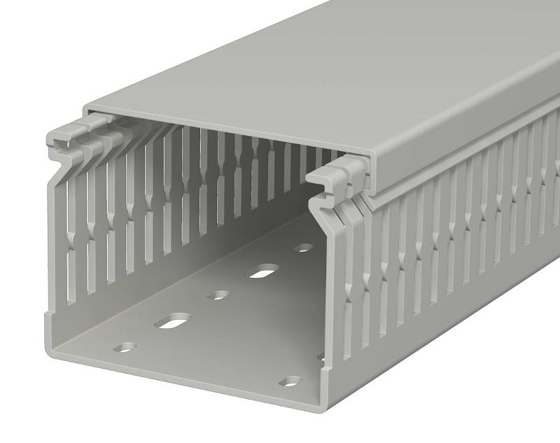 Распределительный кабельный канал LK4 N 60x80x2000 мм (ПВХ,серый) (LK4 N 60080)
