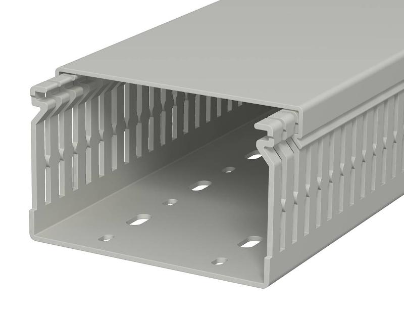 Распределительный кабельный канал LK4 N 60x100x2000 мм (ПВХ,серый) (LK4 N 60100)