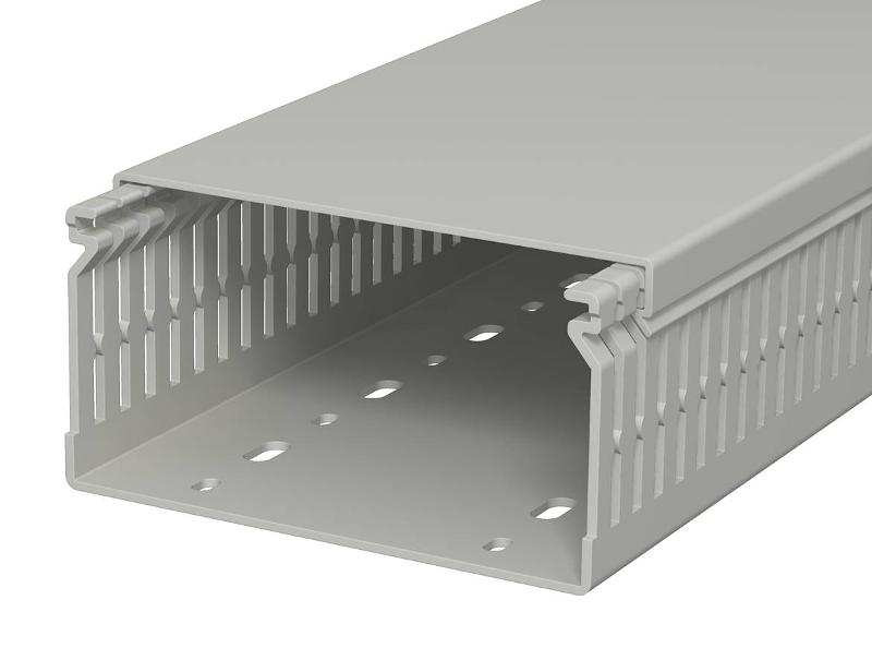Распределительный кабельный канал LK4 N 60x120x2000 мм (ПВХ,серый) (LK4 N 60120)