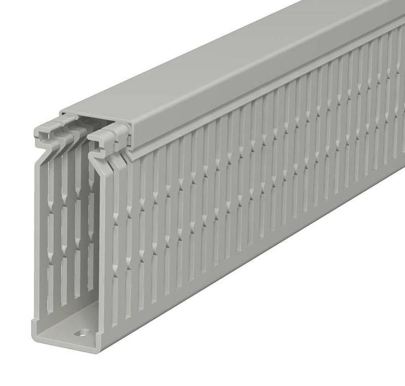 Распределительный кабельный канал LK4 N 80x25x2000 мм (ПВХ,серый) (LK4 N 80025)