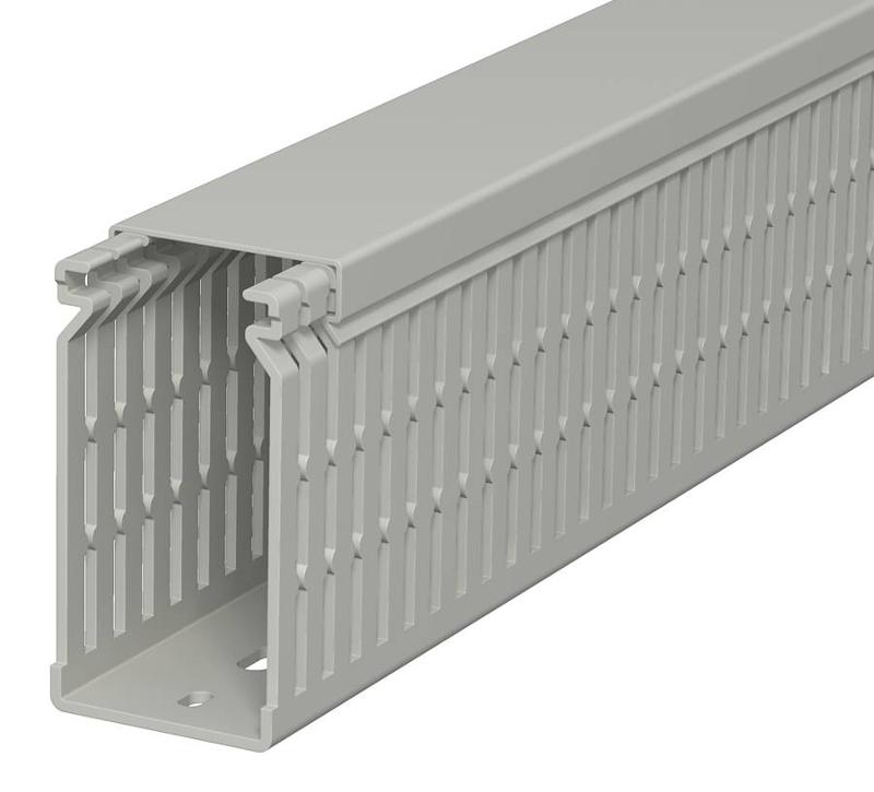Распределительный кабельный канал LK4 N 80x40x2000 мм (ПВХ,серый) (LK4 N 80040)
