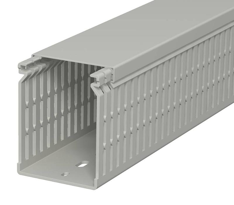 Распределительный кабельный канал LK4 N 80x60x2000 мм (ПВХ,серый) (LK4 N 80060)