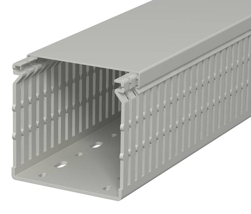 Распределительный кабельный канал LK4 N 80x80x2000 мм (ПВХ,серый) (LK4 N 80080)