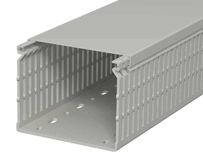 Распределительный кабельный канал LK4 N 80x100x2000 мм (ПВХ,серый) (LK4 N 80100)