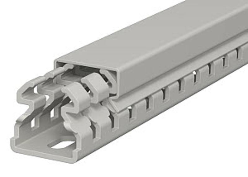 Распределительный кабельный канал LKV 25x25x2000 мм (ПВХ,серый) (LKV 25025)