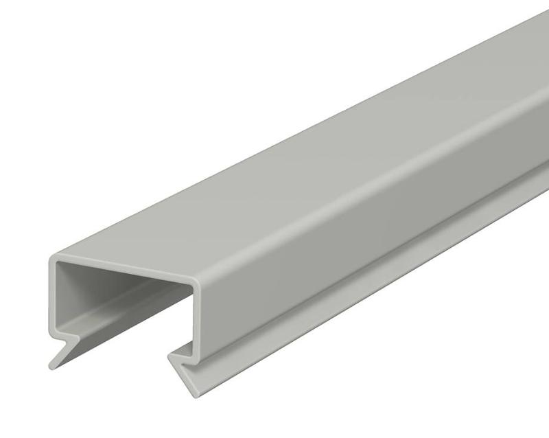 Крышка кабельного канала LK4 15 мм (ПВХ,серый) (LK4 D 15)