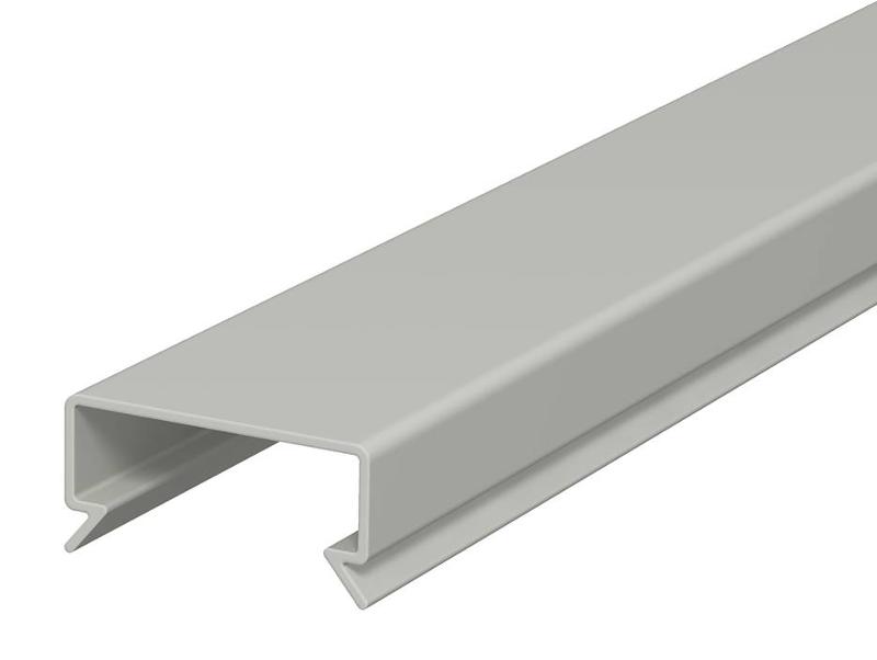 Крышка кабельного канала LK4 25 мм (ПВХ,серый) (LK4 D 25)