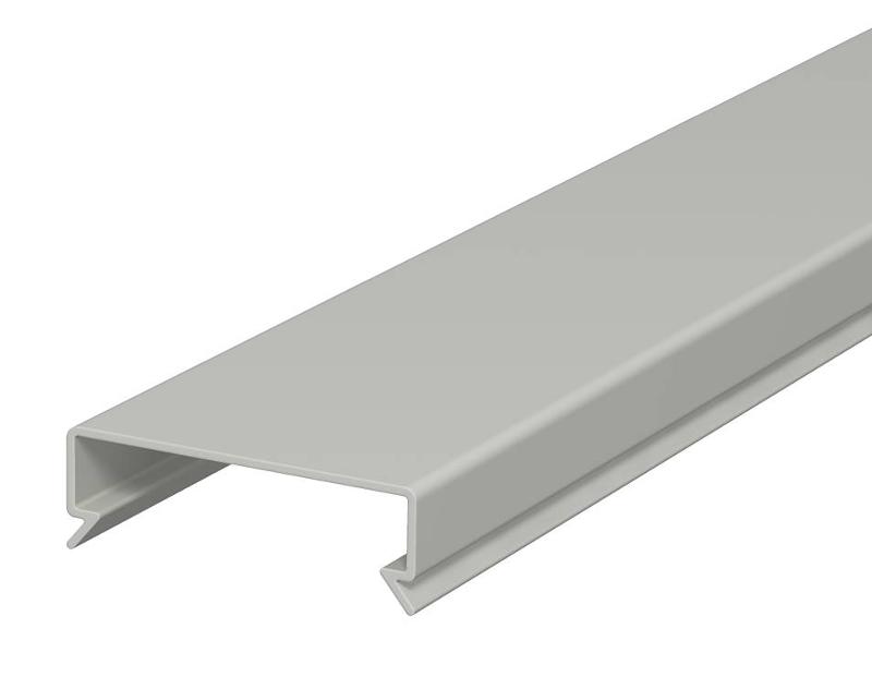 Крышка кабельного канала LK4 40 мм (ПВХ,серый) (LK4 D 40)