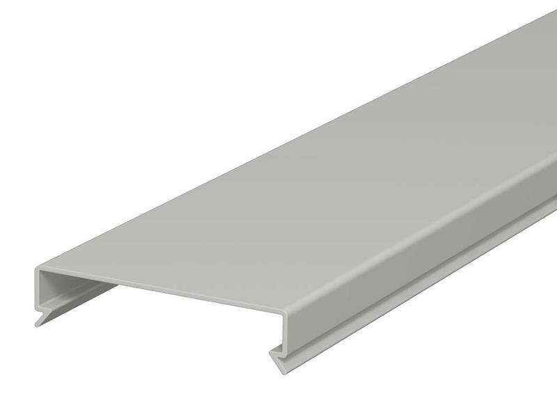 Крышка кабельного канала LK4 60 мм (ПВХ,серый) (LK4 D 60)
