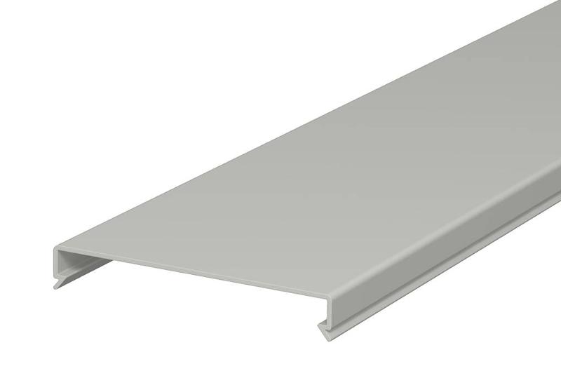 Крышка кабельного канала LK4 100 мм (ПВХ,серый) (LK4 D 100)
