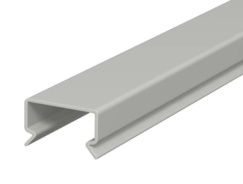Крышка кабельного канала LKV 25 мм (ПВХ,серый) (LKV D 25)