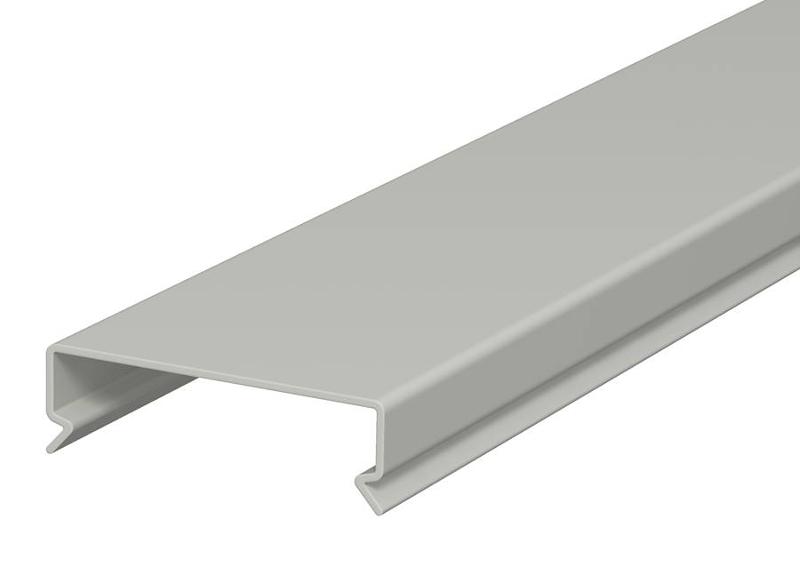 Крышка кабельного канала LKV 50 мм (ПВХ,серый) (LKV D 50)