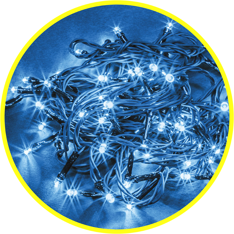 Гирлянда световая  NGF-S01-50B-5-4m-230-C8-G-IP20