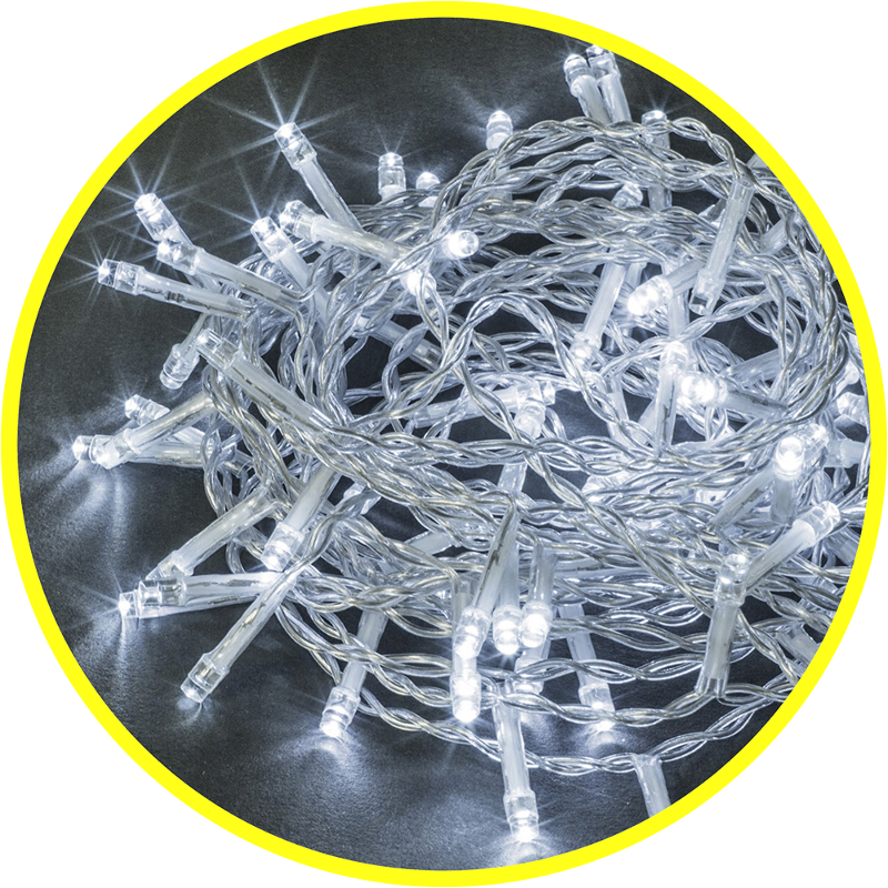 Гирлянда световая  NGF-S01-50CW-5-4m-230-C8-TR-IP20