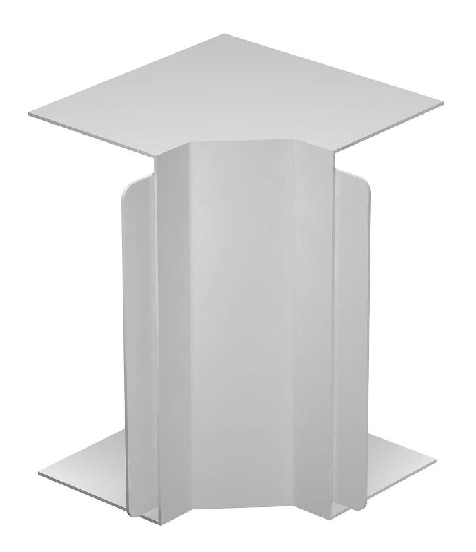 Крышка внутреннего угла кабельного канала WDK 100x230 мм (ПВХ,светло-серый) (WDK HI100230LGR)