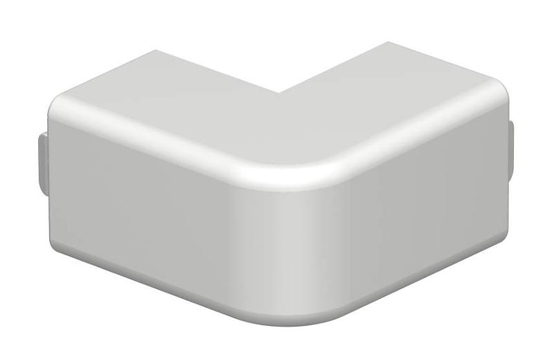 Крышка внешнего угла кабельного канала WDK 20x20 мм (ПВХ,светло-серый) (WDK HA20020LGR)