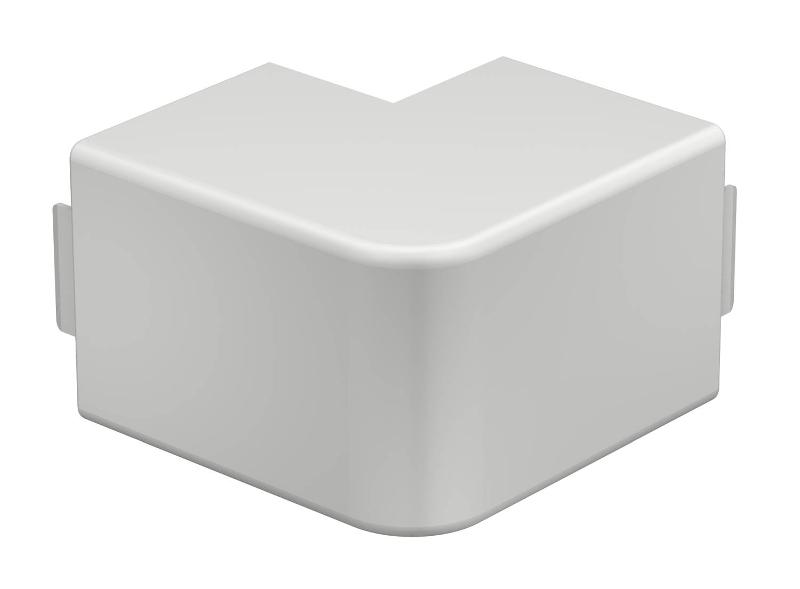 Крышка внешнего угла кабельного канала WDK 60x60 мм (ПВХ,светло-серый) (WDK HA60060LGR)