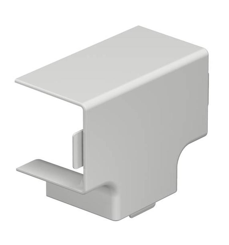 Крышка Т-образной секции кабельного канала WDK 40x40 мм (ПВХ,светло-серый) (WDK HT40040LGR)