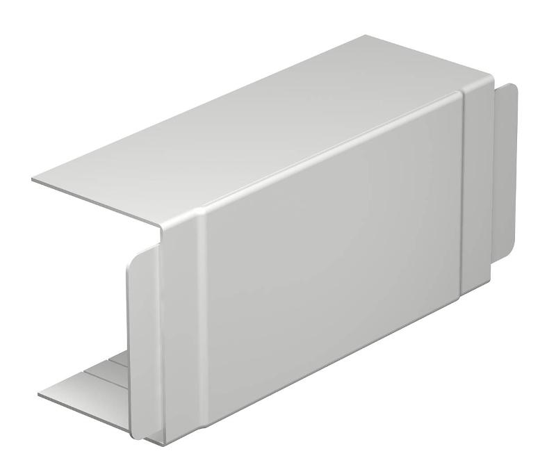Крышка Т-образной секции кабельного канала WDK 100x130 мм (ПВХ,светло-серый) (WDK HK100130LGR)