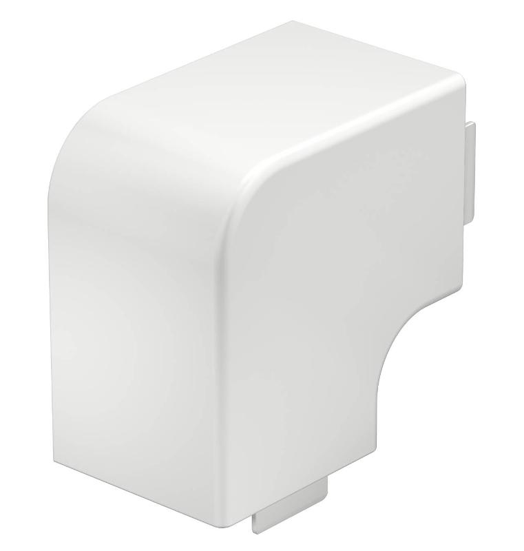 Крышка плоского угла кабельного канала WDK 60x60 мм (ПВХ,светло-серый) (WDK HF60060LGR)