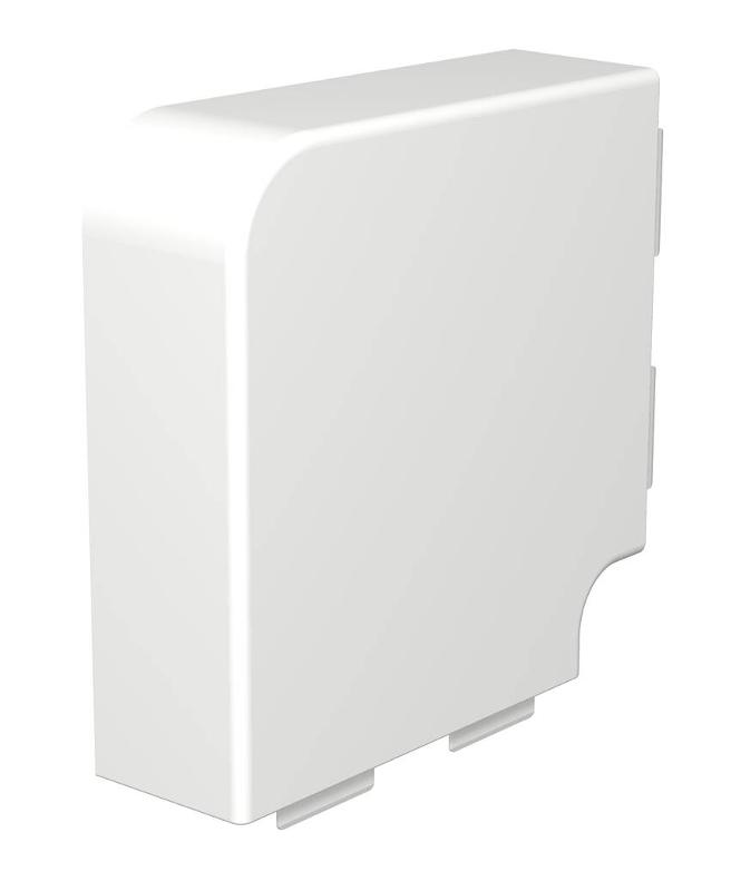 Крышка плоского угла кабельного канала WDK 60x170 мм (ПВХ,светло-серый) (WDK HF60170LGR)
