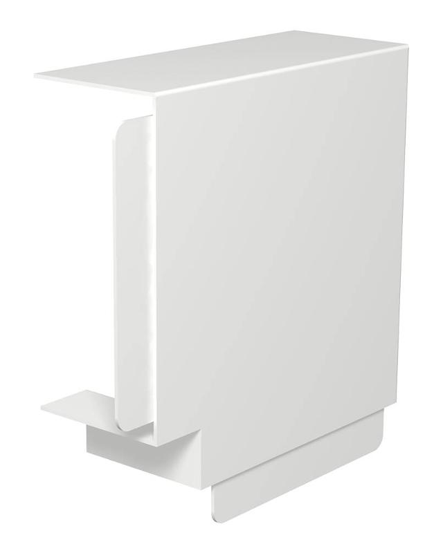 Крышка плоского угла кабельного канала WDK 80x170 мм (ПВХ,светло-серый) (WDK HF80170LGR)