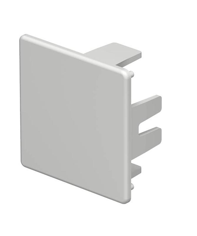 Торцевая заглушка кабельного канала WDK 40x40 мм (ПВХ,светло-серый) (WDK HE40040LGR)