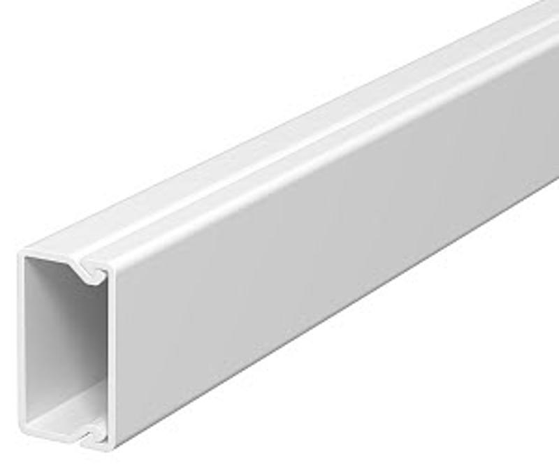 Мини-канал WDK с крышкой 15x30x2500 мм (высота борта 17 мм, крышка 30 мм) ПВХ белый RAL 9010