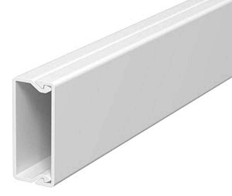 Мини-канал WDK с крышкой 15x40x2000 мм (высота борта 18 мм, крышка 40 мм) ПВХ белый RAL 9010