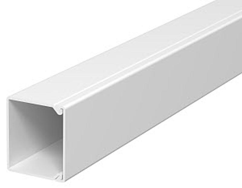 Мини-канал WDK с крышкой 30x30x2000 мм (высота борта 30 мм, крышка 30 мм) ПВХ белый RAL 9010