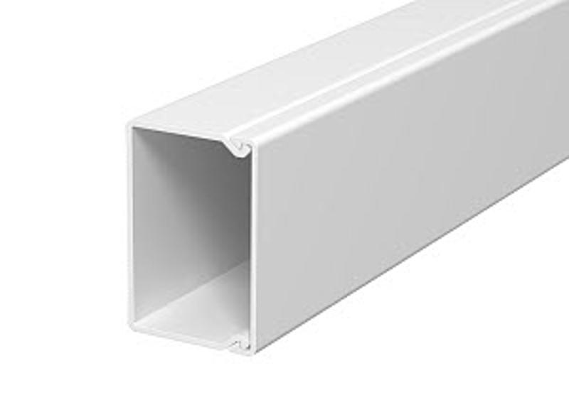 Мини-канал WDK с крышкой 30x45x2000 мм (высота борта 30 мм, крышка 45 мм) ПВХ белый RAL 9010