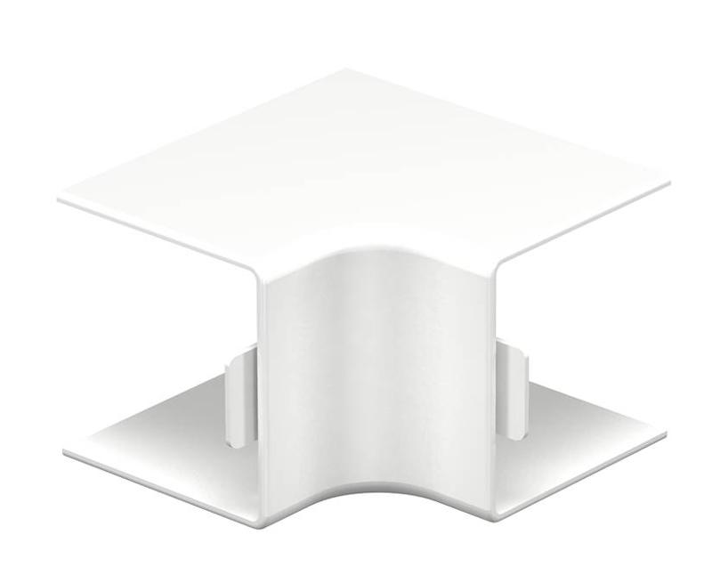 Крышка внутреннего угла кабельного канала WDK 40x40 мм (ПВХ,белый) (WDK HI40040RW)