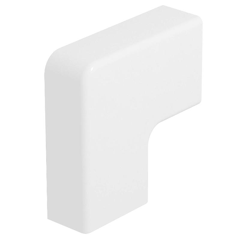 Крышка плоского угла кабельного канала WDK 15x50x50 мм (ABS-пластик,белый) (WDK HF13025RW)