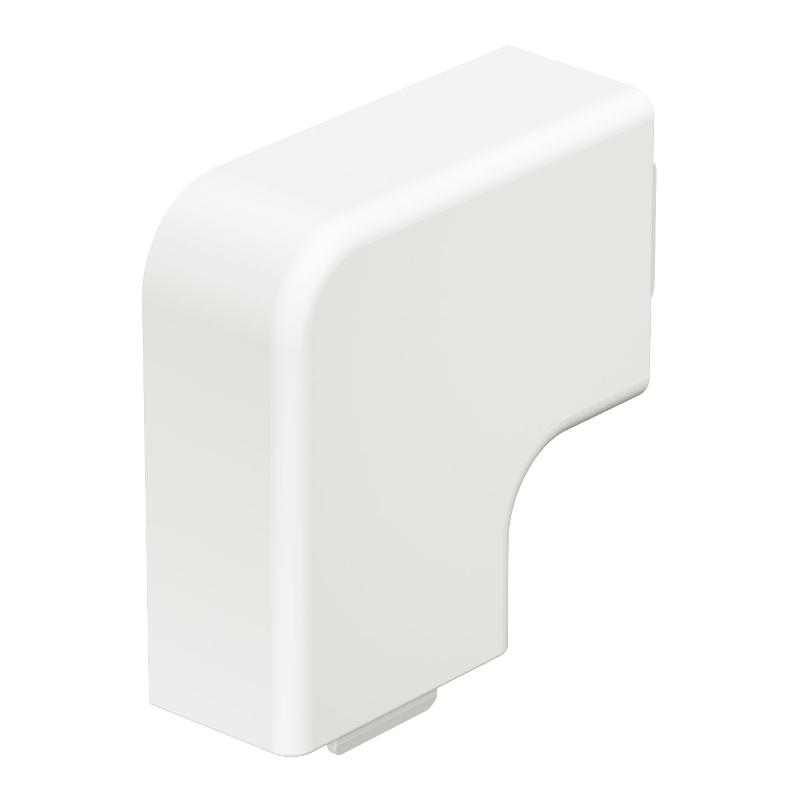 Крышка плоского угла кабельного канала WDK 15x30 мм (ПВХ,белый) (WDK HF15030RW)