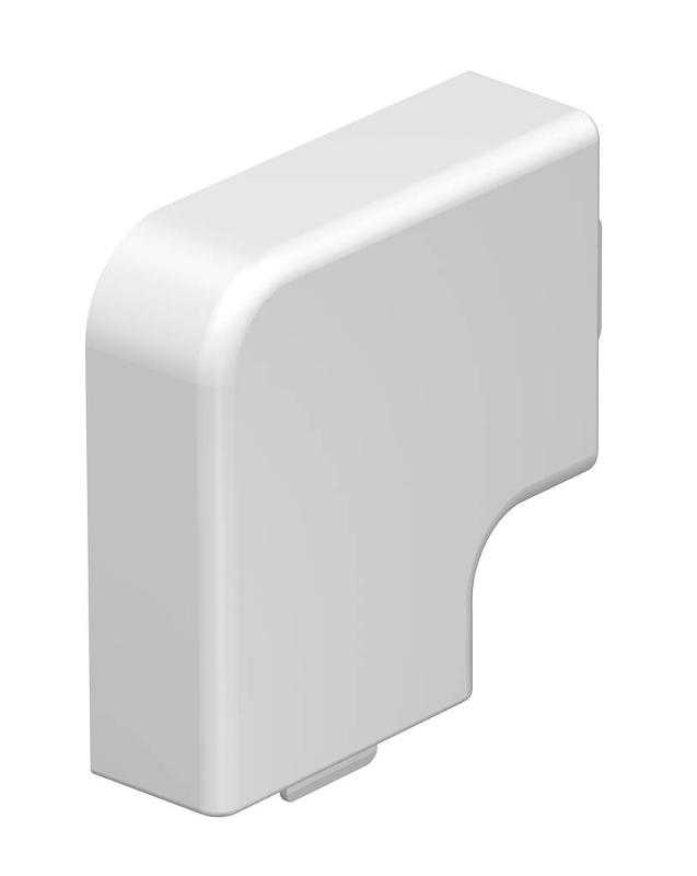 Крышка плоского угла кабельного канала WDK 15x40 мм (ПВХ,белый) (WDK HF15040RW)