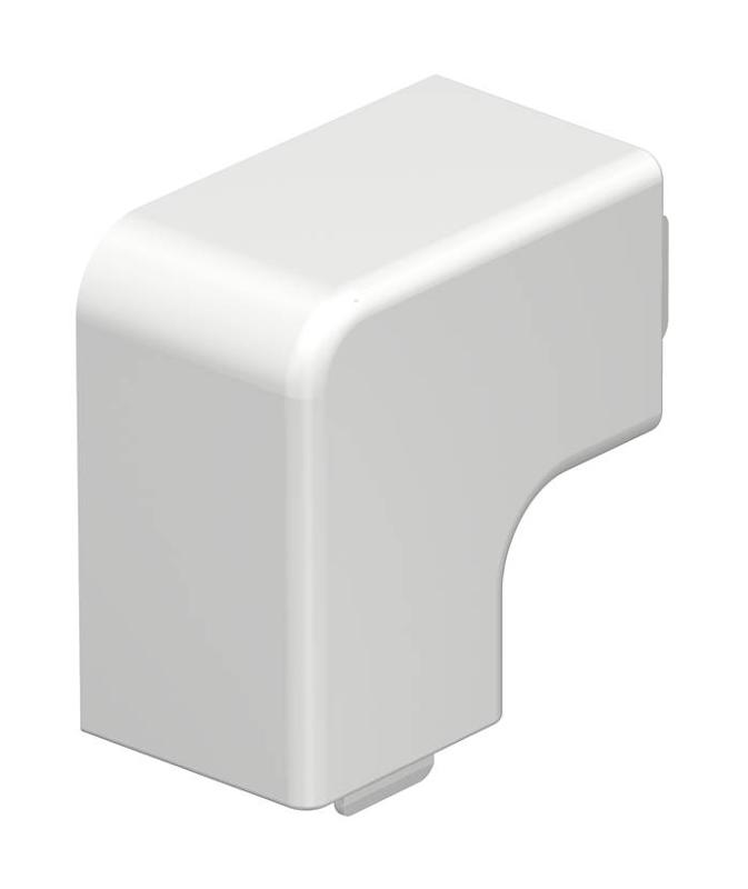 Крышка плоского угла кабельного канала WDK 25x25 мм (ПВХ,белый) (WDK HF25025RW)