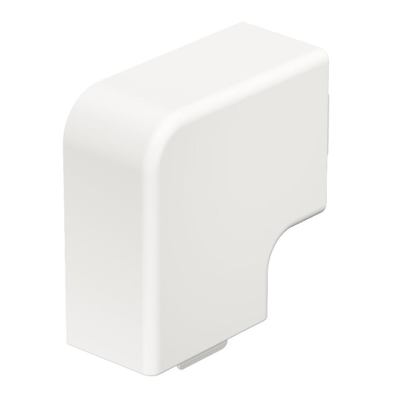Крышка плоского угла кабельного канала WDK 25x40 мм (ПВХ,белый) (WDK HF25040RW)