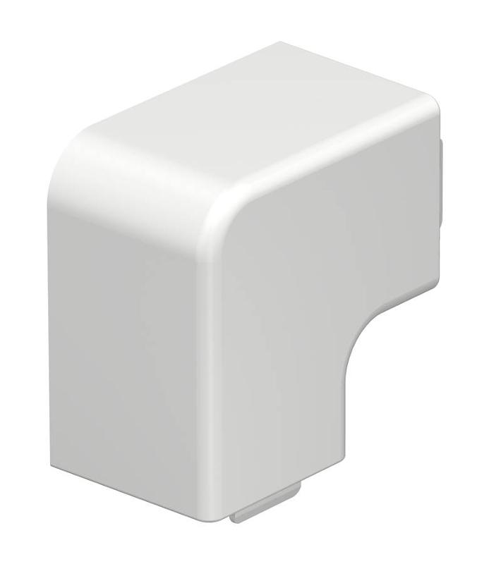 Крышка плоского угла кабельного канала WDK 30x30 мм (ПВХ,белый) (WDK HF30030RW)